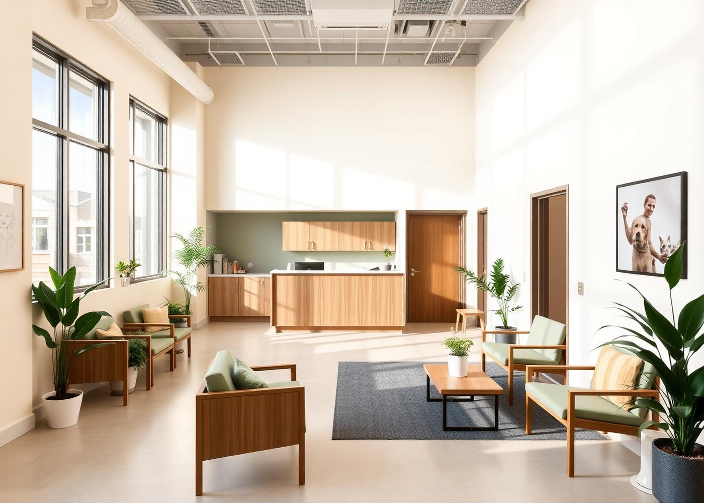 Intérieur de la clinique vétérinaire Be My Vet à Californie, Casablanca